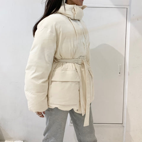 TANAKA】 THE DOWN COAT (WHITE) – ONENESS ONLINE STORE