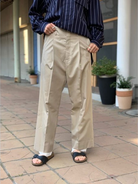 反物 浴衣 Rich I 22aw uncle tuck tapered trousers - 通販