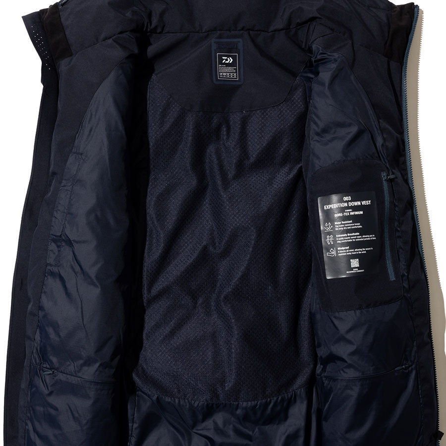 DAIWA LIFESTYLE/ダイワライフスタイル】EXPEDITION DOWN VEST GORE