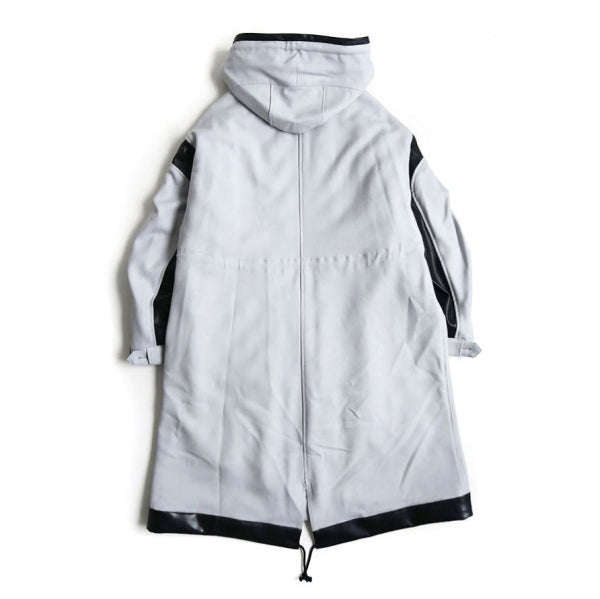 SALE 30%OFF ! , 【Mame Kurogouchi/マメ】Shadow Patched Wool Hooded Coat
