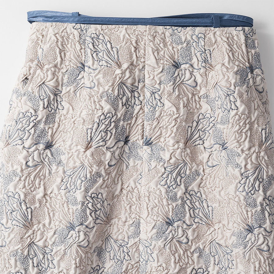 murral Quartz embroidery skirt ライトグレー 新着 レディース | qofl.lk