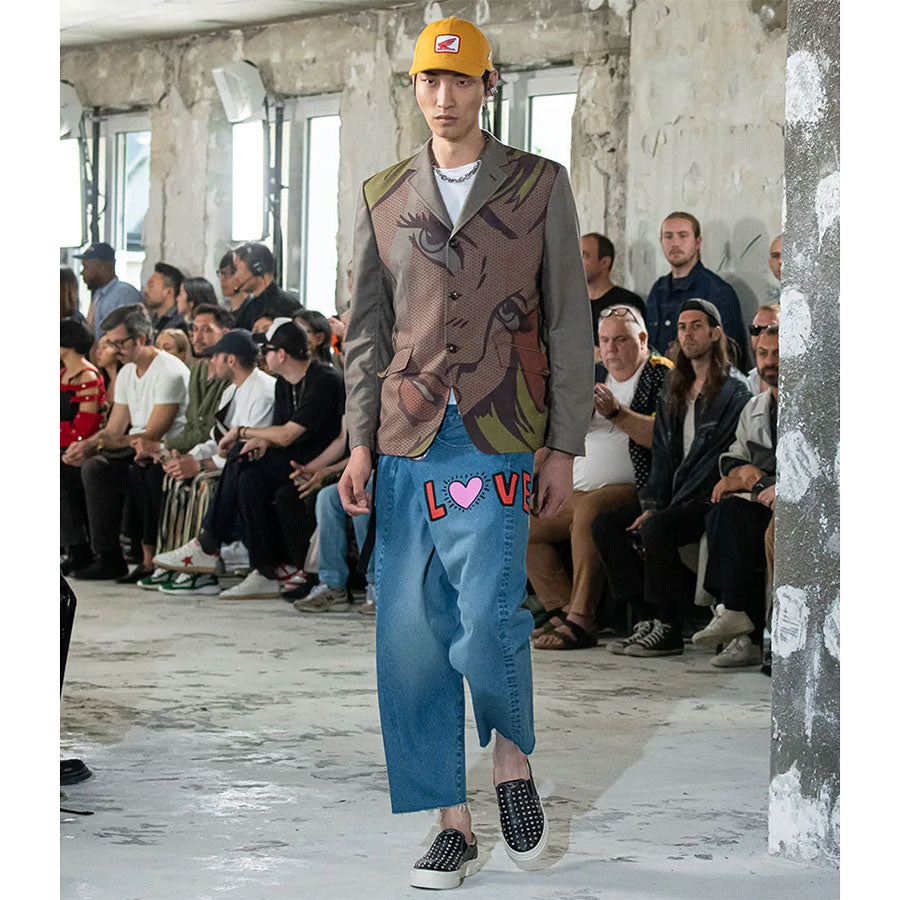 【JUNYA WATANABE MAN】, 綿デニム 製品加工 Levi's Wネーム Keith Haring , WK-P201-051