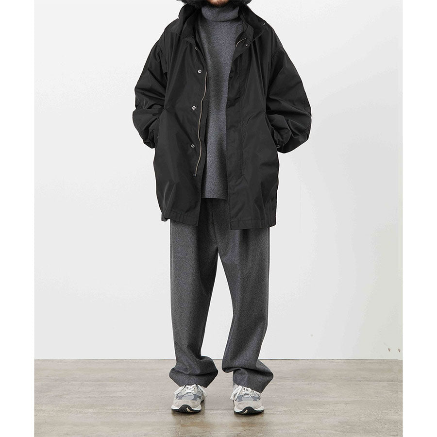 経典ブランド ATON / dope dye nylon balmacaan coat 4 immedya.com