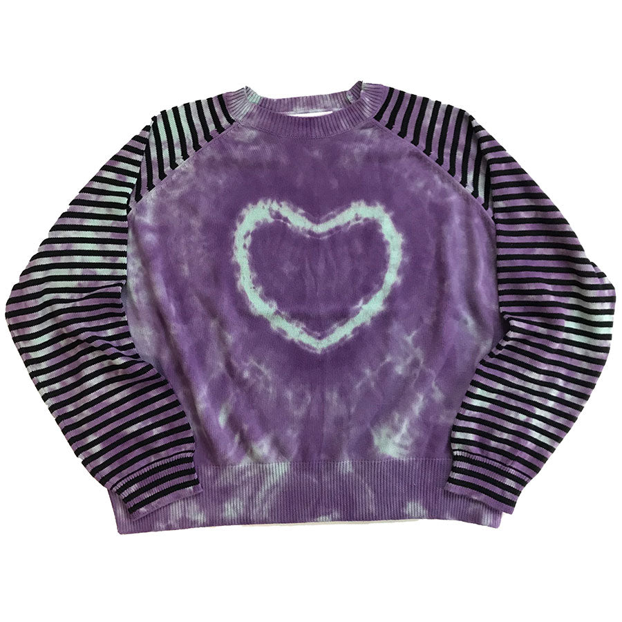 夏期間限定★メーカー価格より68%OFF!★ 【DAIRIKU】Heart Tie Dye Border Knit