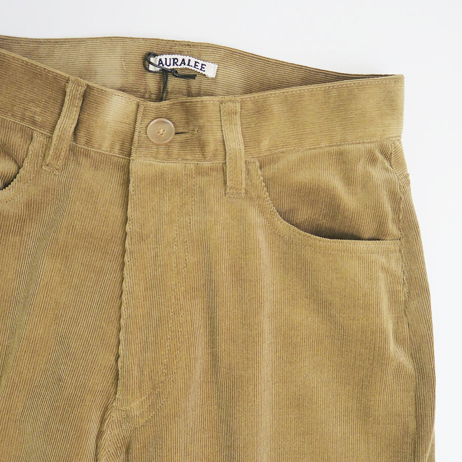 最安値で 23ss AURALEE FINX CORDUROY PANTS size3 スラックス - www