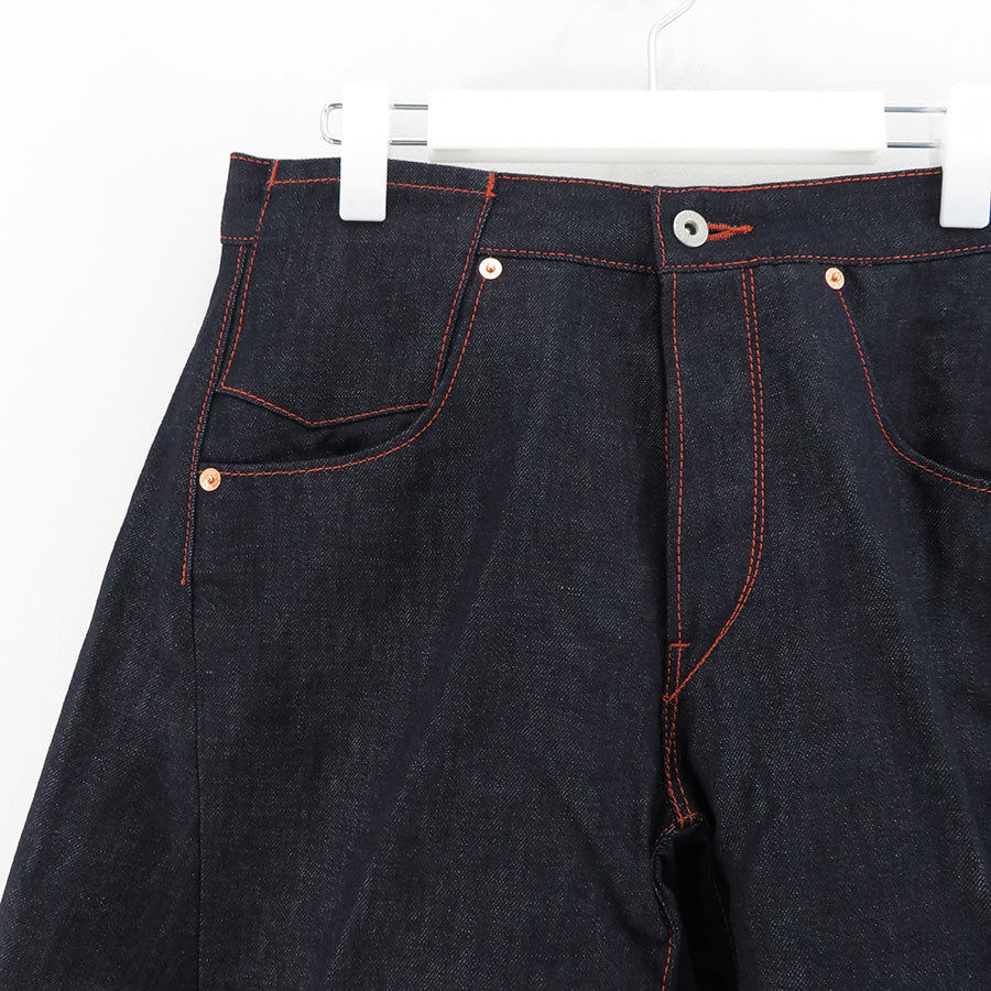 【eYe JUNYA WATANABE MAN】, 綿麻デニム Levi's Wネームパンツ , WK-P907-100