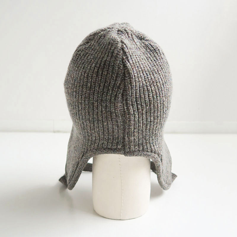 希少】FUMIE=TANAKA ear cover knit cap グレー-