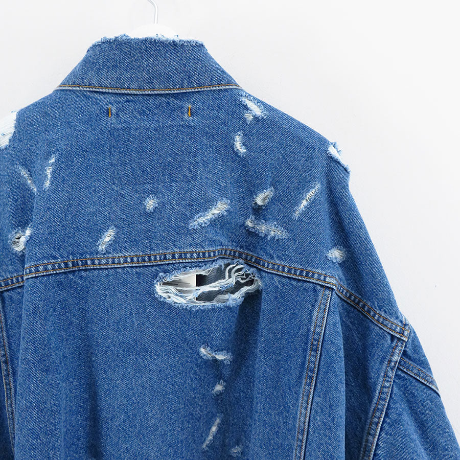 Doublet DESTROYED DENIM JACKET 23SS デニム アウター | cschildcare.ca