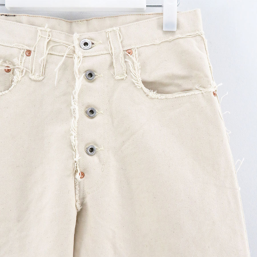 SUGARHILL/シュガーヒル】RAW-EDGE CANVAS DENIM PANTS 23SSPT14の通販