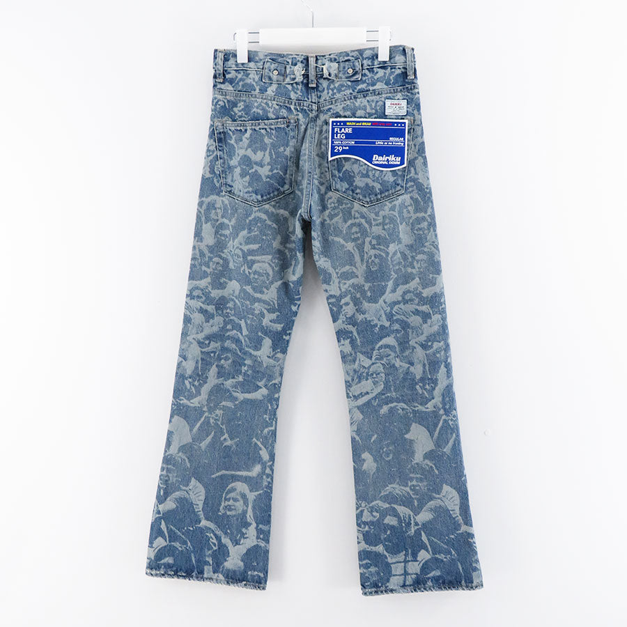 DAIRIKU 23SS Woodstock Flare Denim Pants-