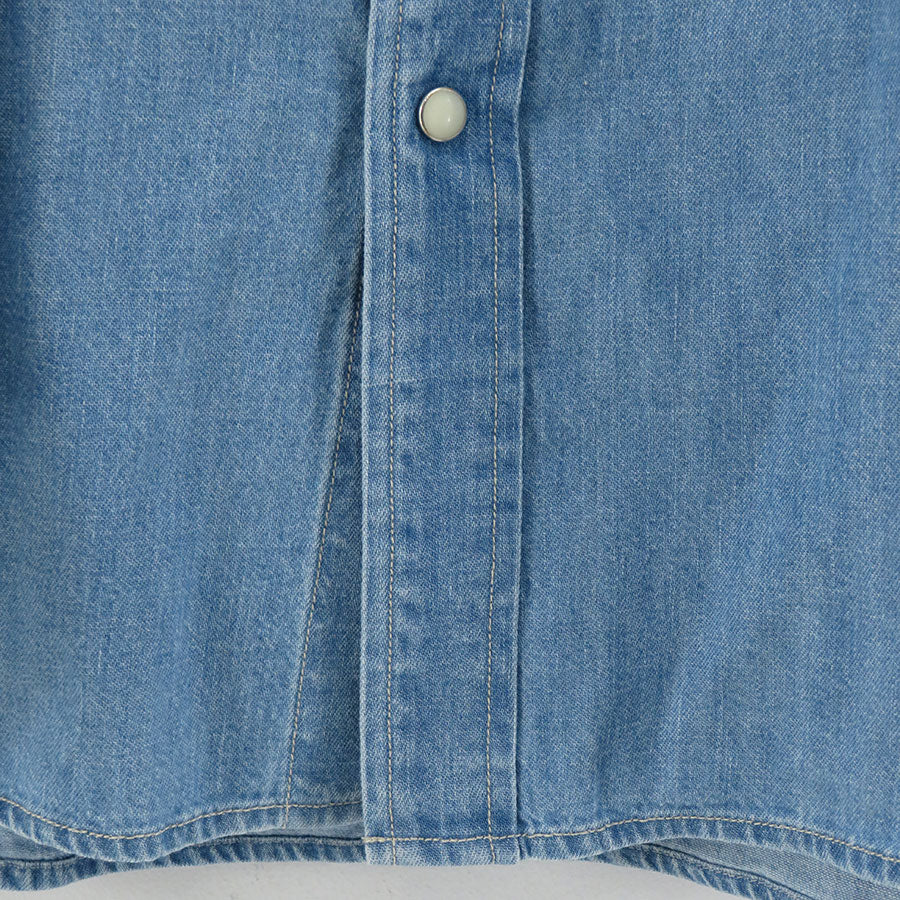 【AURALEE/オーラリー】, SELVEDGE SUPER LIGHT DENIM SHIRT , A23SS01GS