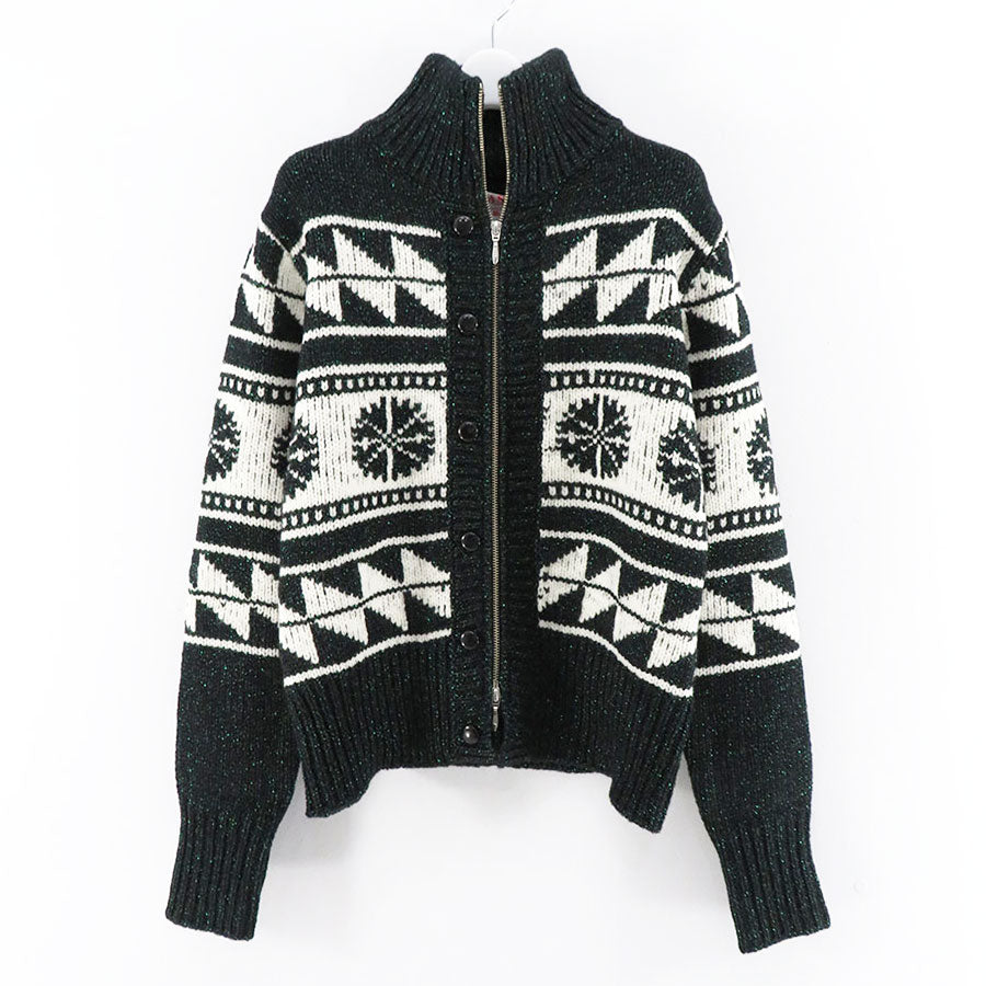 MASU ZIP-UP TWINKLE COWICHAN CARDIGAN 未使用新品 euro.com.br