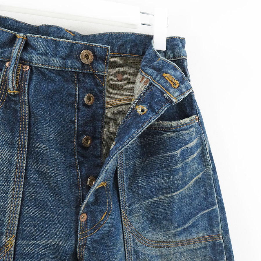 SUGARHILL/シュガーヒル】MUSTY FADED DOUBLE KNEE DENIM PANTS