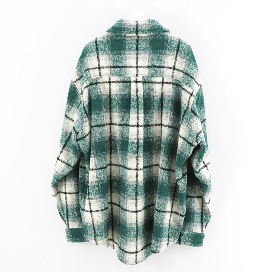 UNUSED アンユーズド 22AW WOOL CHECK SHIRT ウールチェックシャツ