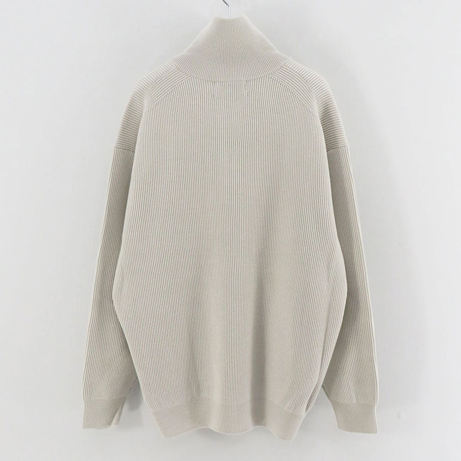 SALE 30%OFF ! , 【Graphpaper/グラフペーパー】, High Density High Neck Zip Knit ,  GU223-80255