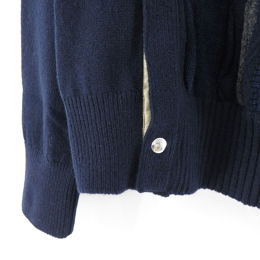 Tamme 22AW SLIT 3D KNIT PO NAVY sacai □とっておきし福袋□ www