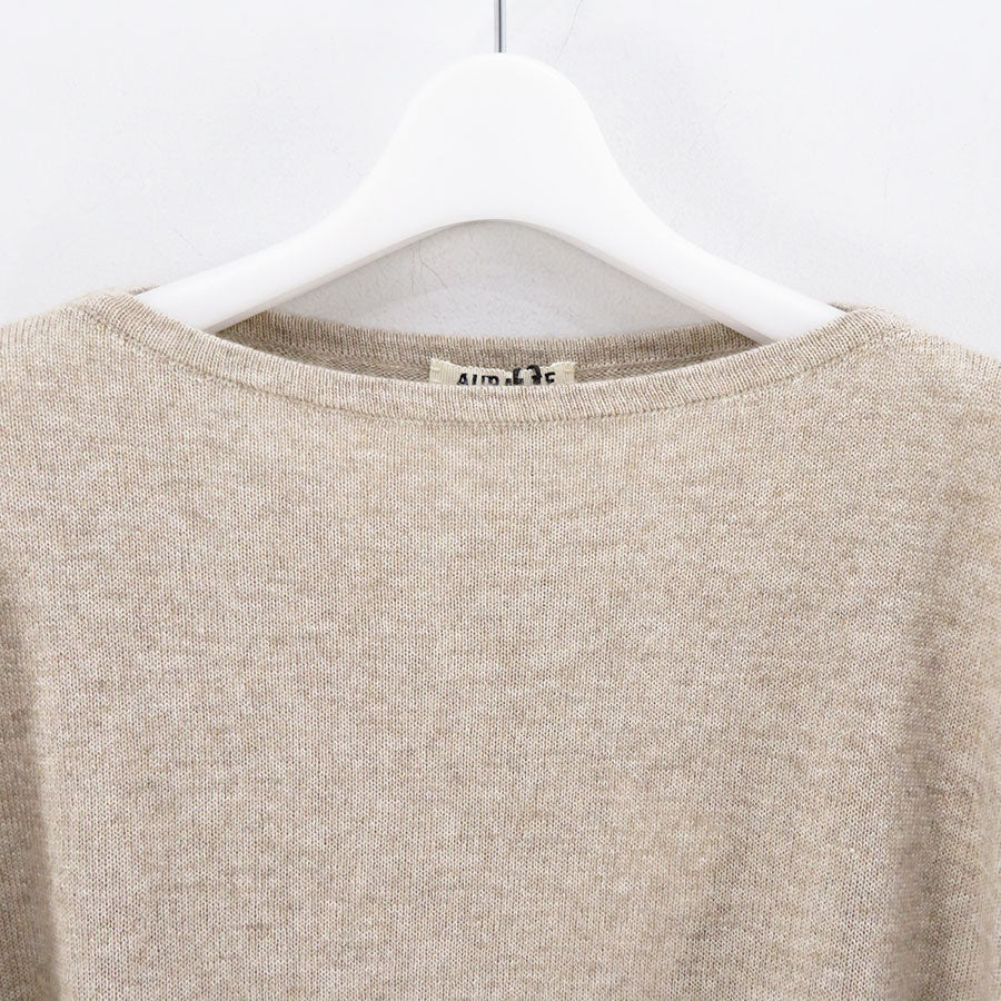 【AURALEE/オーラリー】, SUPER FINE CASHMERE SILK KNIT BOAT NECK P/O , A23SB01SC