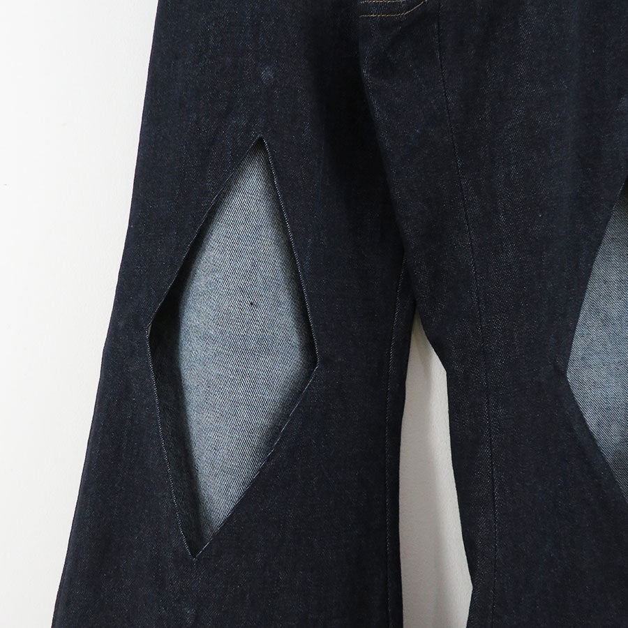 MASU 23ss DENIM CHAPS INDIGO