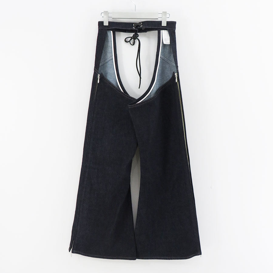 MASU 23ss DENIM CHAPS BLACK クリアランス卸売り safetec.com.br