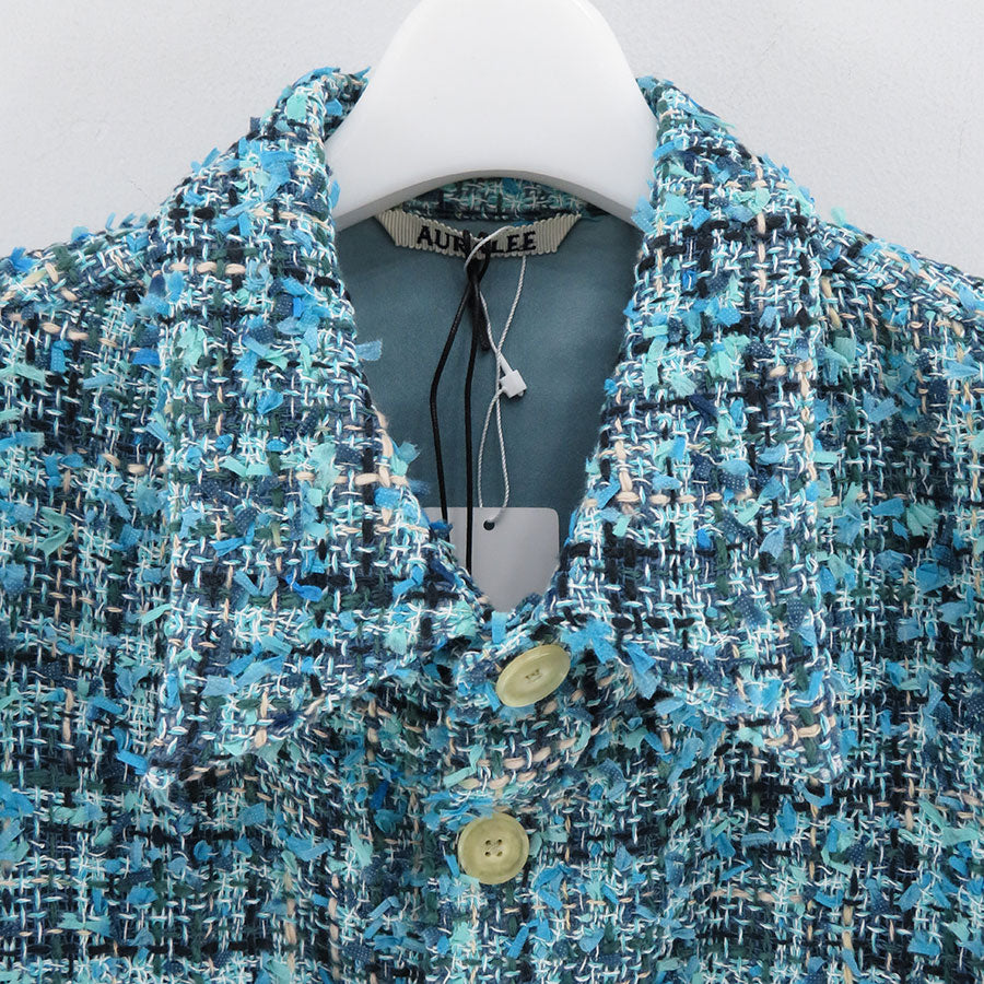 【AURALEE/オーラリー】, HOMESPUN SUMMER TWEED SHIRTS BLOUSON , A23SS01HW