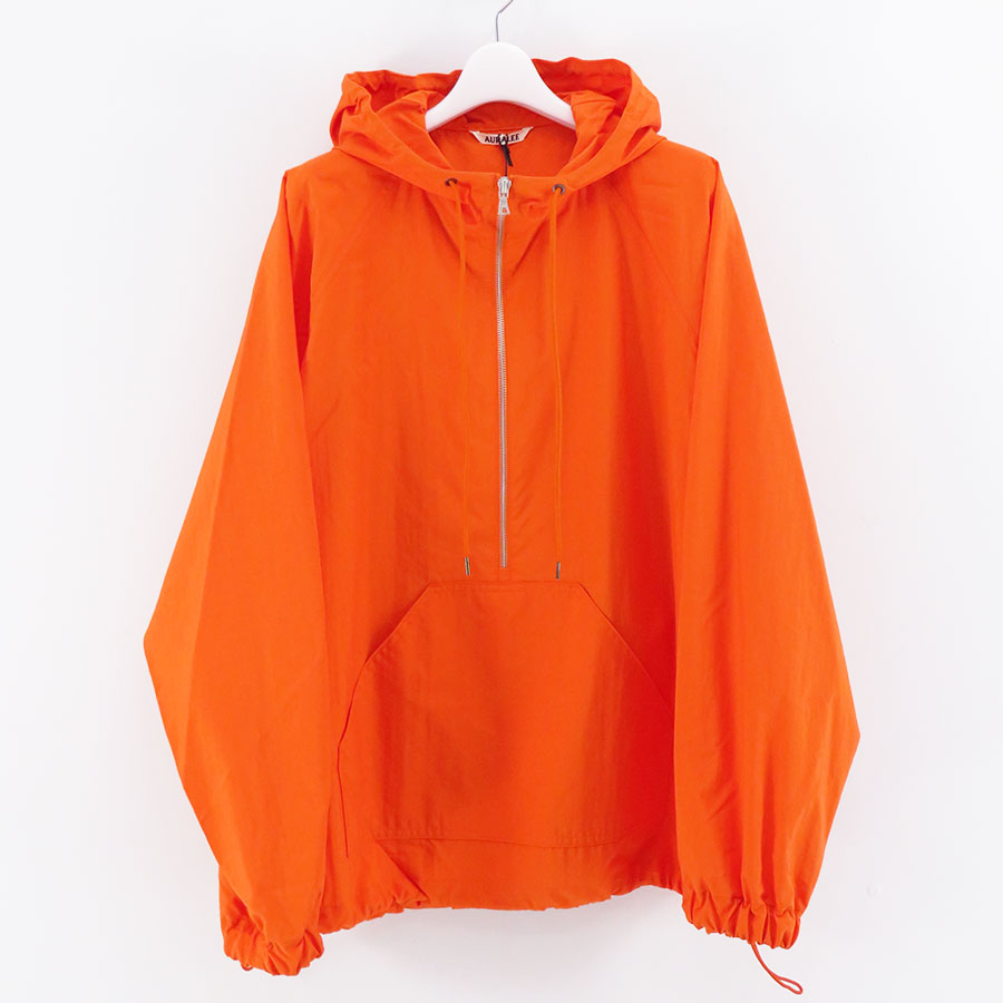 【AURALEE/オーラリー】, WASHED COTTON NYLON WEATHER HOODED ZIP P/O , A23SB01NW