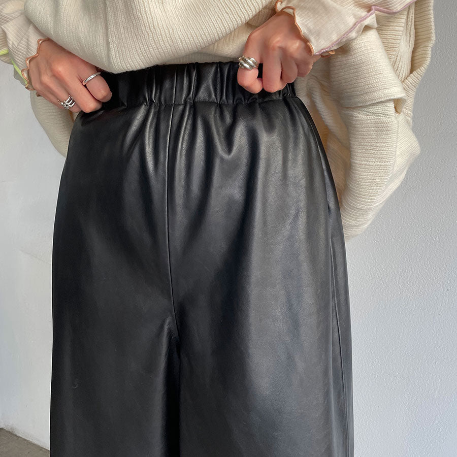 IIROT Synthetic Leather Cropped Pants 36 【2022?新作】 nods.gov.ag