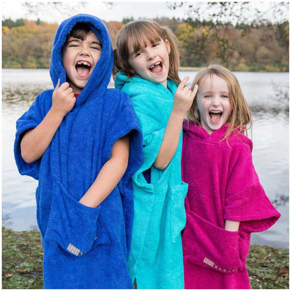 Kids Changing Robe - Aqua – The Booicore Store