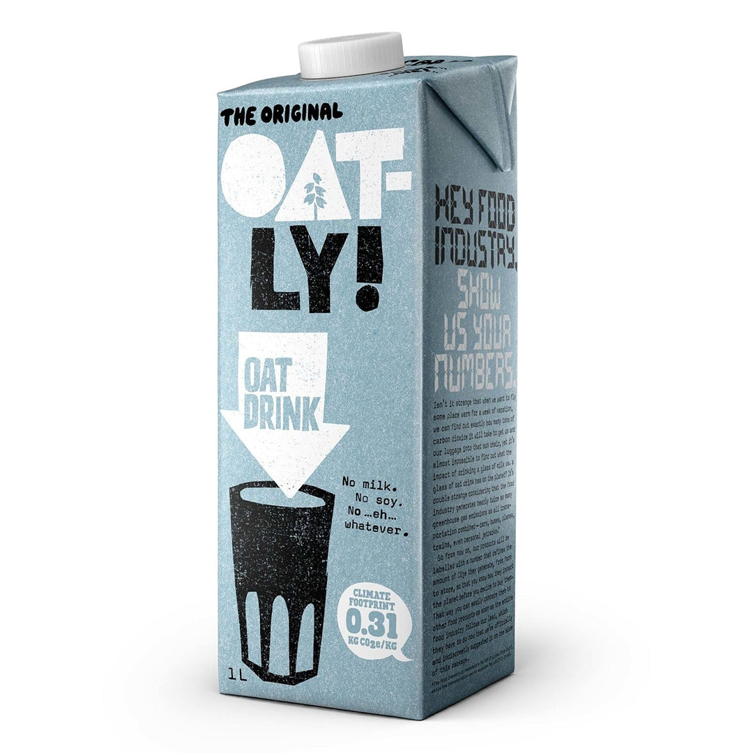  Oatly Barista Edition Oat Milk - Gluten Free, Dairy Free, Non  GMO, Vegan, 32 oz (Pack of 6) : Grocery & Gourmet Food