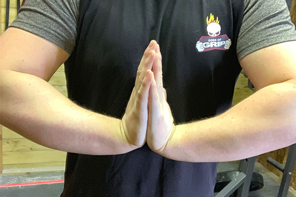 prayer hand stretch