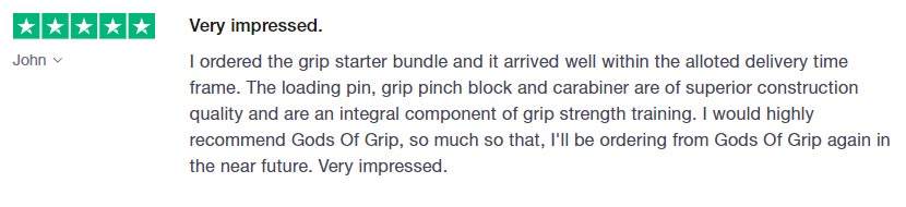 gods of grip trustpilot review