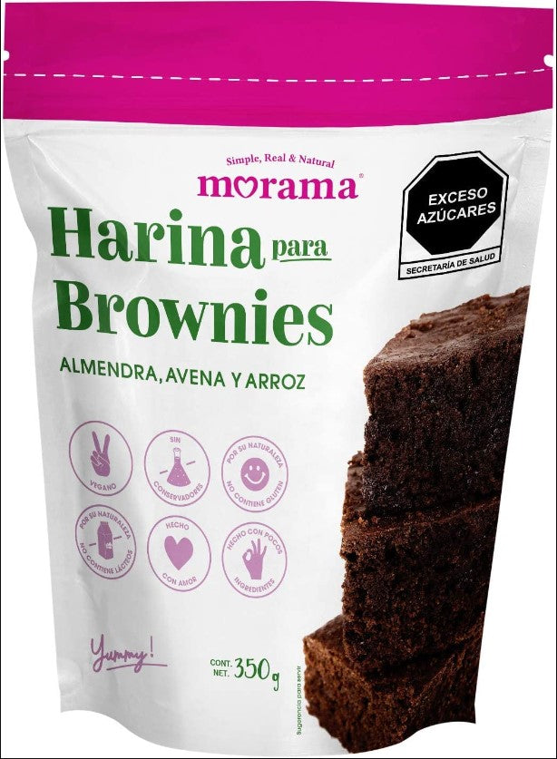 MORAMA HARINA PARA BROWNIES – La Selecta Organica