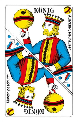 Deutschschweizer Jasskarten Schellen König