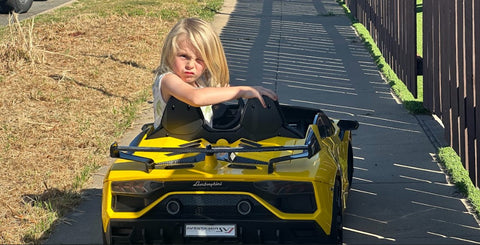 High speed power wheel Lamborghini Aventador 24V for kids 