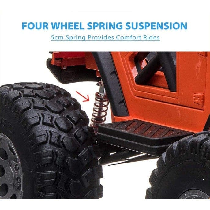 power wheels with suspension