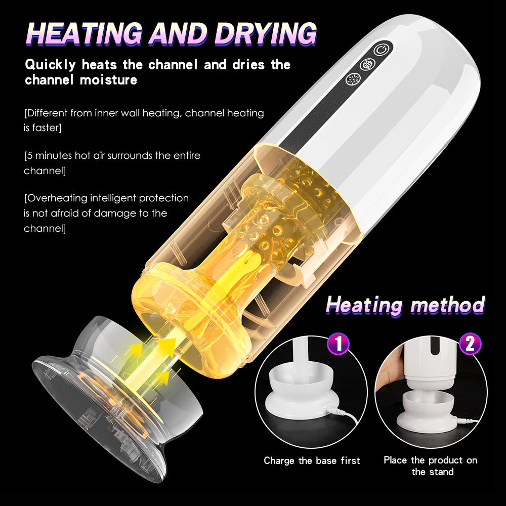 Aierle Thrusting drying heating vibrating  voice water bath masturbaton cup for men4