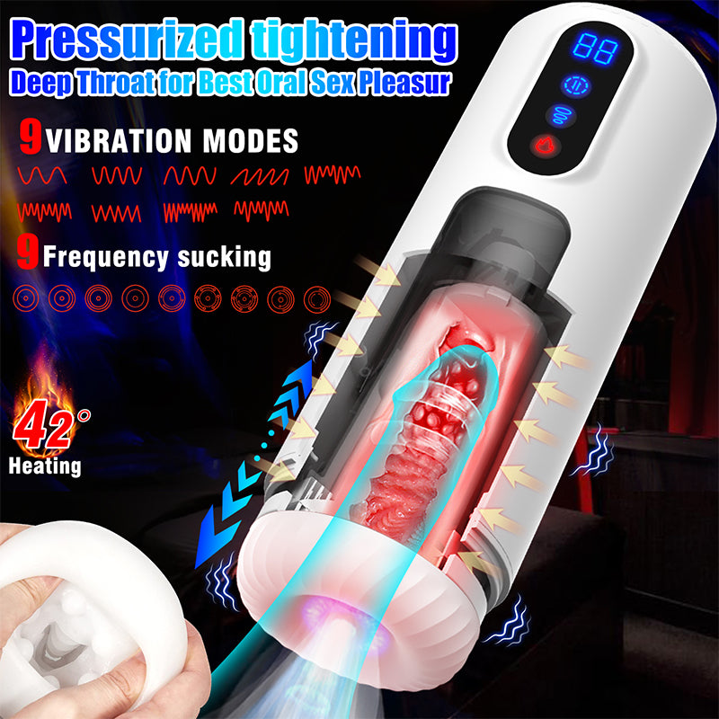 HGOD®MAX Jet Masturbator Cup Automatic Rotating Vibrating Pussy Stroker Masturbation Sex Toys for Men (3)