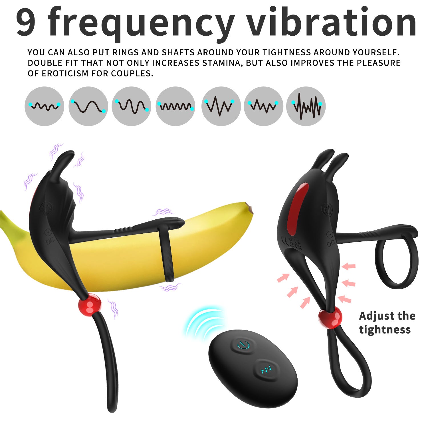 Hgod The second generation of double vibration lock fine ring remote control-5