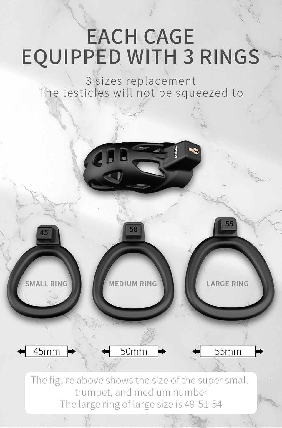 JEUSN CB PENIS LOCK male chastity cage adult penis Rings sex toy 9