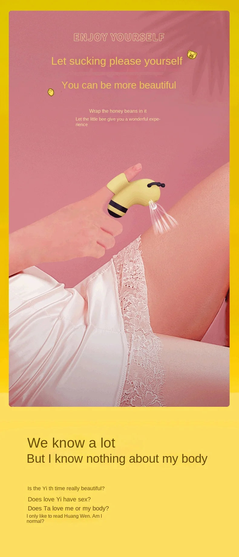 KISTOY® Beebe Tiny Finger holdable Sucking Toy clitoris stimulation sex toy vibrator222