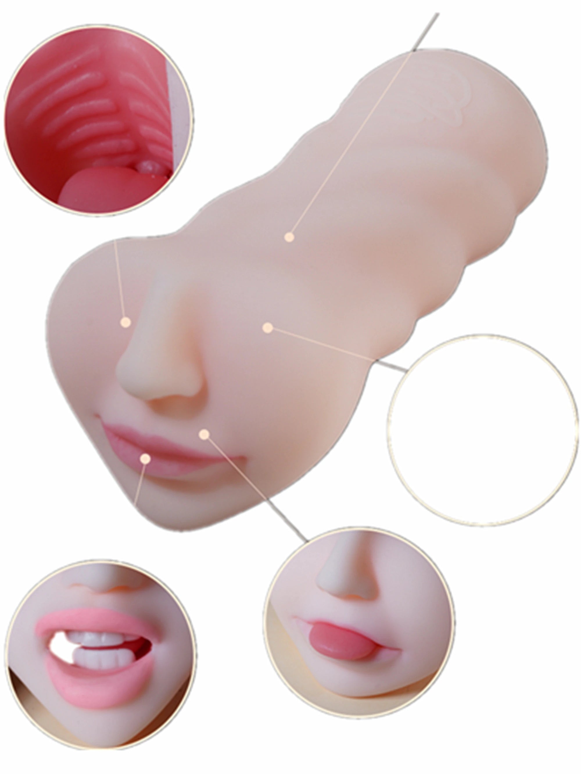LUOGE LG-125F Masturbation Cup Dummy Woman Realistic Vagina Deep throat-3