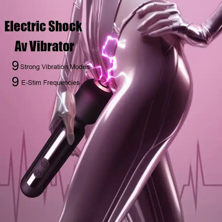 Lockink®SEVANDA Electric shock AV Vibrator G point massager suction breast massager for men ,women and couple2