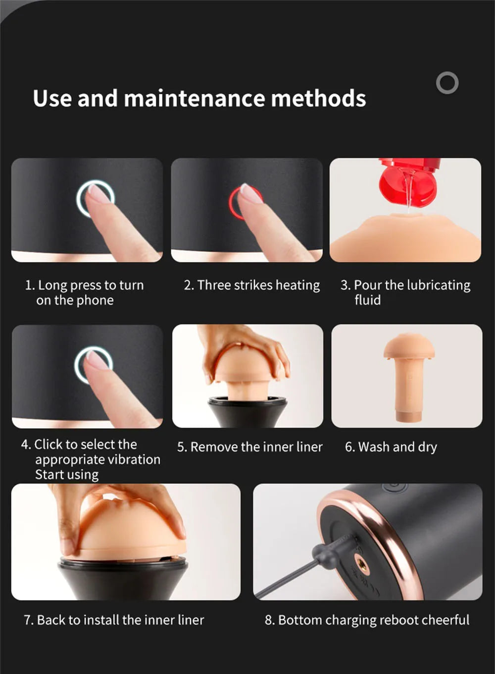 OTOUCH- Inscup1Masturbator Intelligent Heating male Vibrator for man16