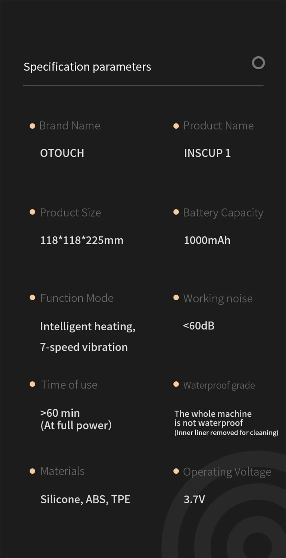 OTOUCH- Inscup1Masturbator Intelligent Heating male Vibrator for man18