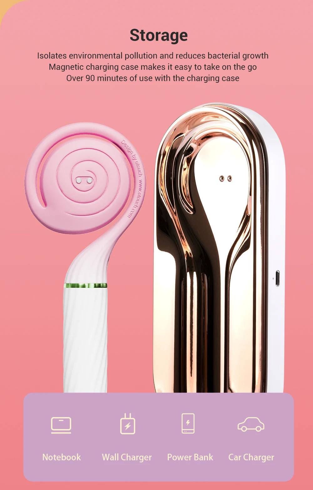 OTOUCH LOLLIPOP Pulsator & Suction Massager Clitoris Vibrator13