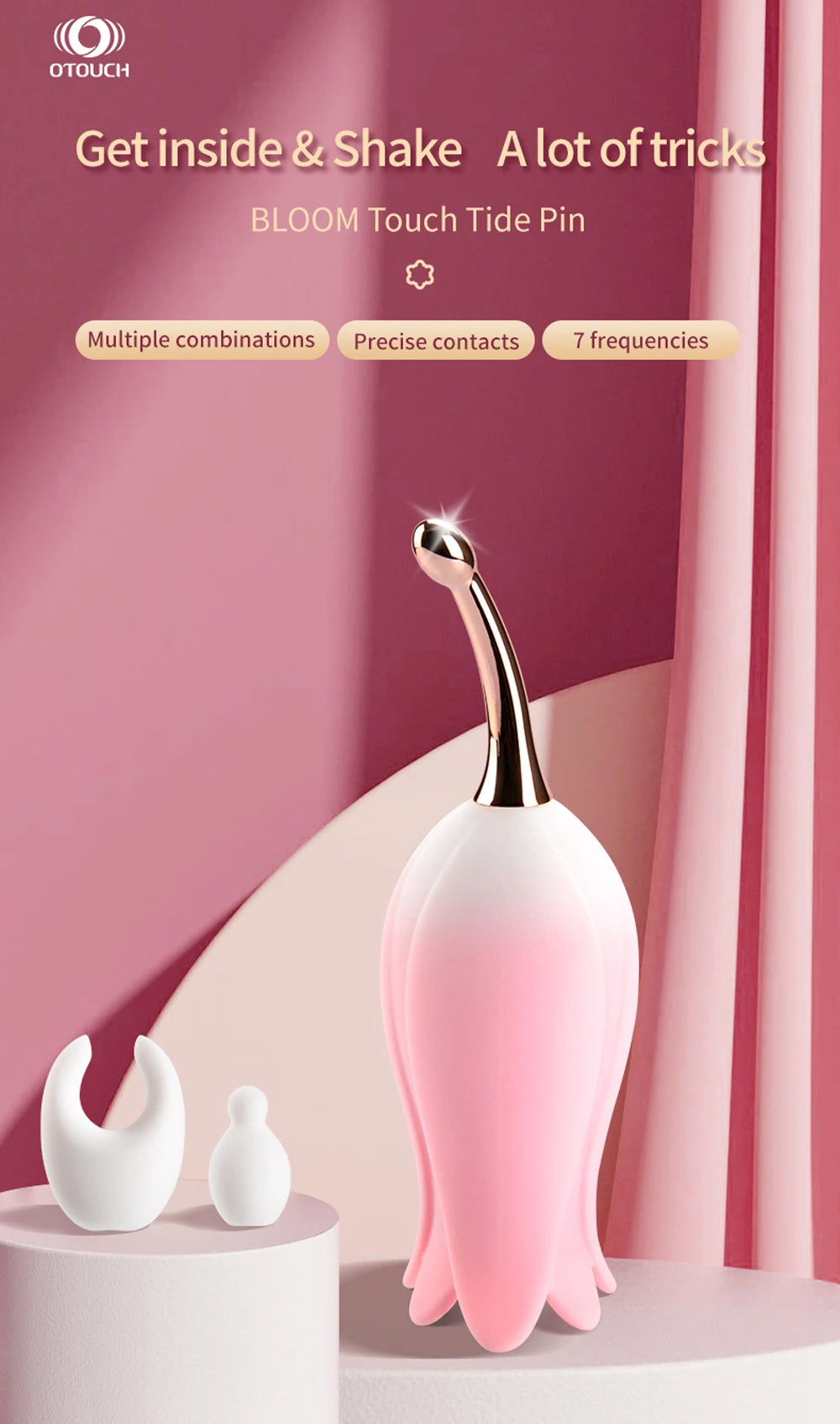 OTOUCH® Bloom Clitoral Vibrator G spot Nipple clitoris stimulator Vagina Female massager1