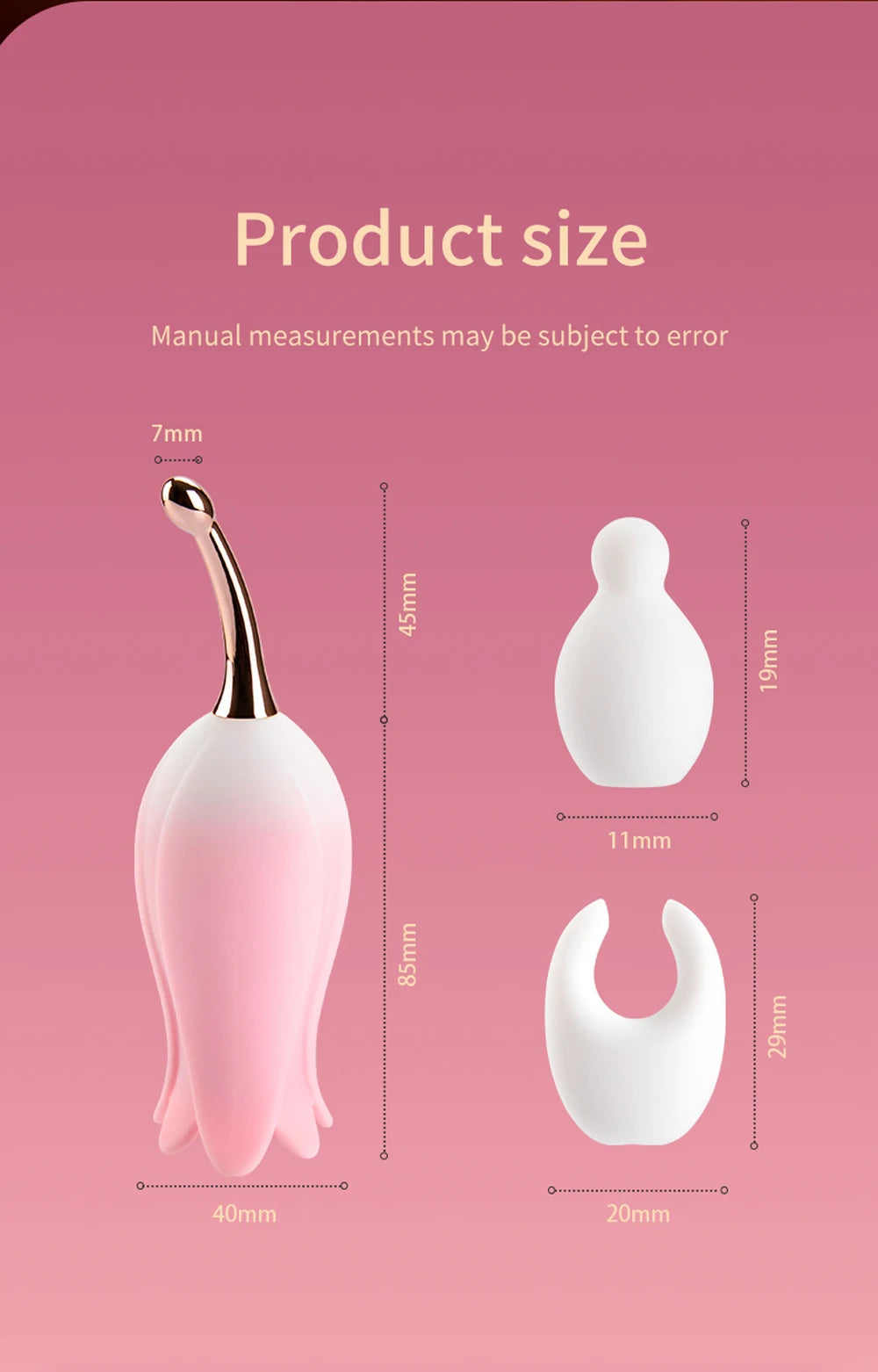 OTOUCH® Bloom Clitoral Vibrator G spot Nipple clitoris stimulator Vagina Female massager17