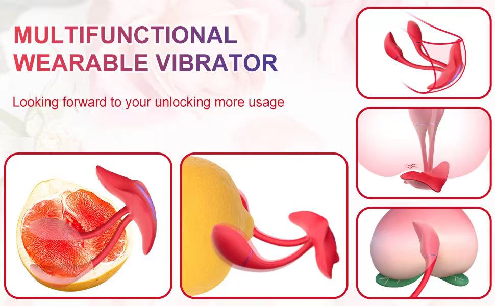 Panty vibrator APP control wearable insertable vibrator Multiple stimulation toys for women10