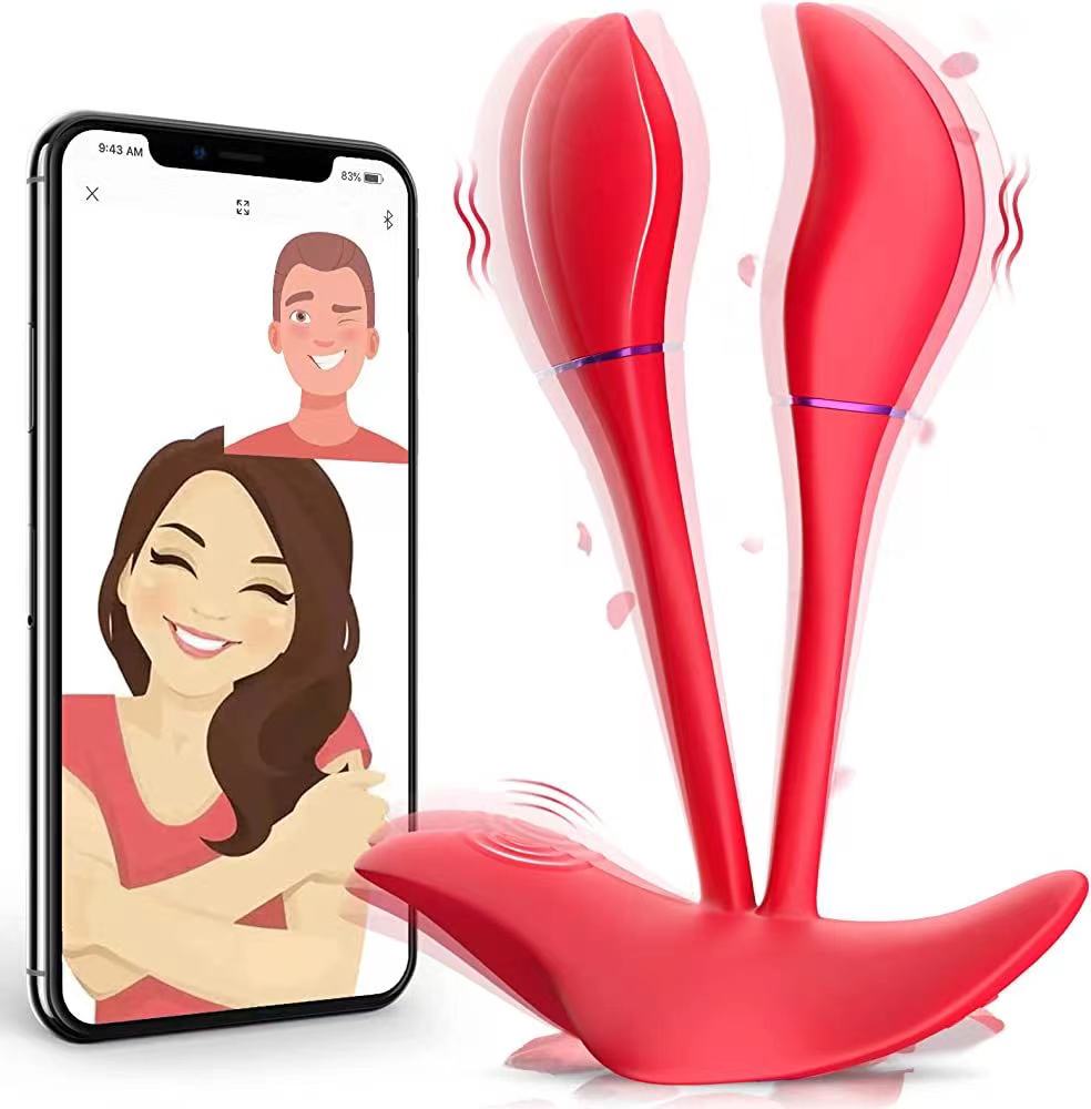 Panty vibrator APP control wearable insertable vibrator Multiple stimulation toys for women9