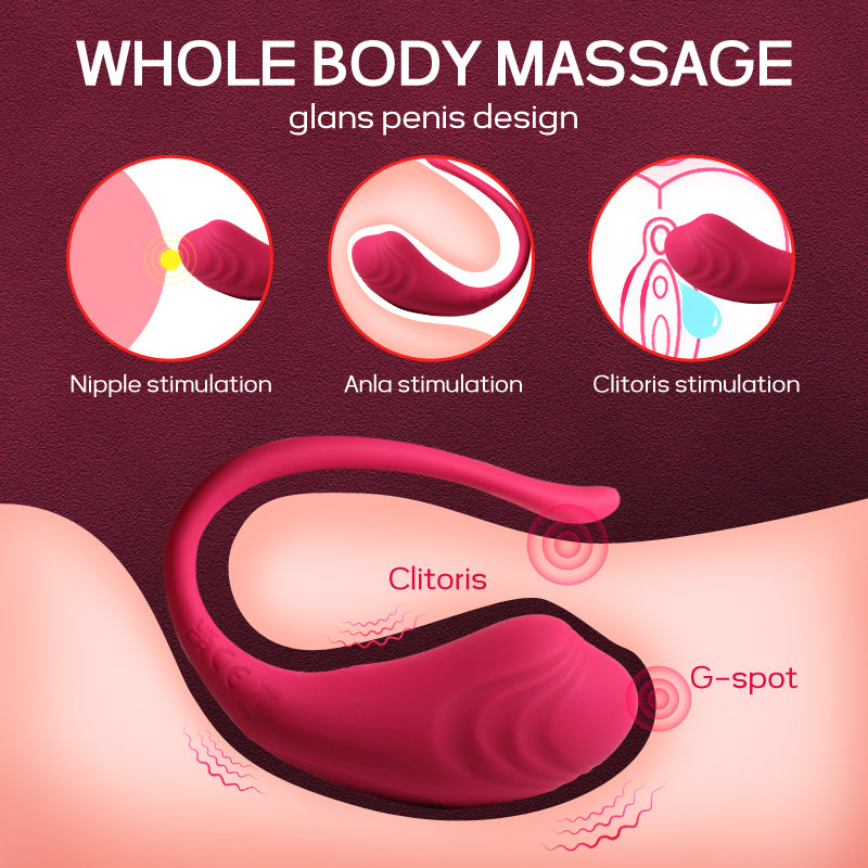 Qiaran®Female Jump egg Vibrator APP control body massage Nipple Anla Clitoris stimulation8