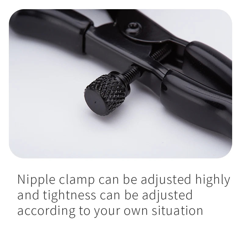 Roomfun®SM Sexy furry nipple clamp Clip Breast Vagina Clip Restraint5